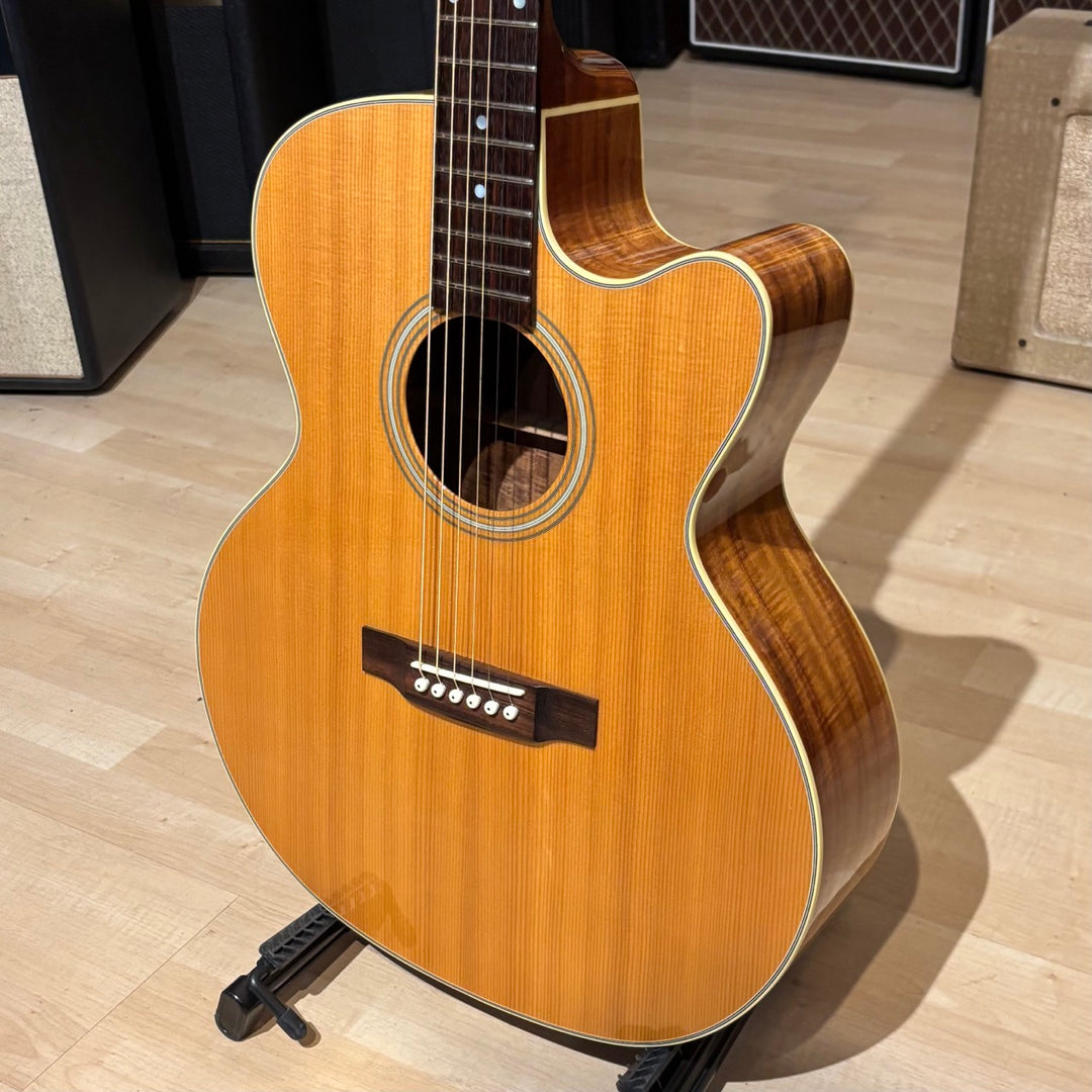 Blueridge - BR-65 KCE Cutaway AC - Electric w/ Levy's Gig Bag (2014-Natural Koa) - USED