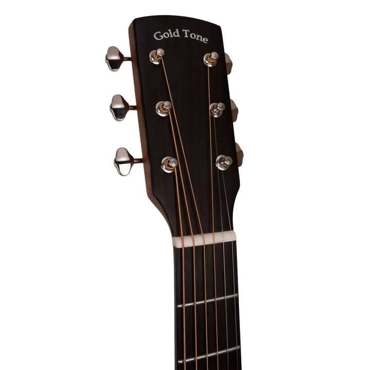 Gold Tone The Dread All Solid Wood Acoustic/Electric Guitar with Gigbag - Satin Natural