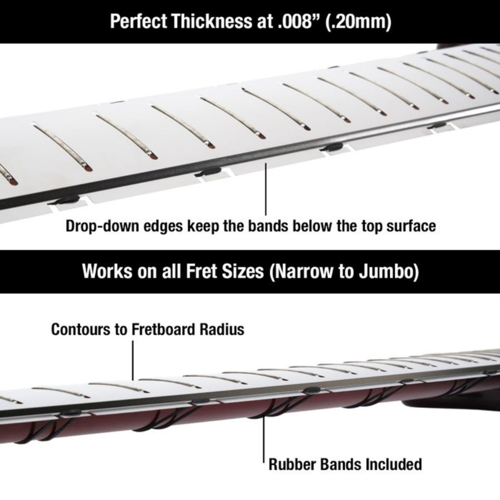 MusicNomad FRET-SHIELD-E-2475 Fretboard Protector Guard for E-24.75in Fret Scale