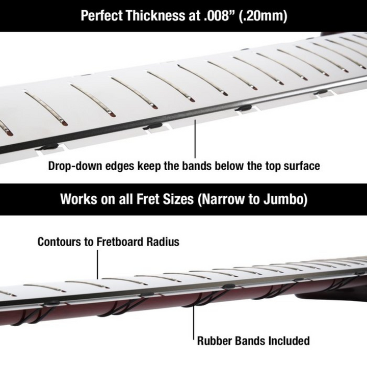 MusicNomad FRET-SHIELD-E-2475 Fretboard Protector Guard for E-24.75in Fret Scale