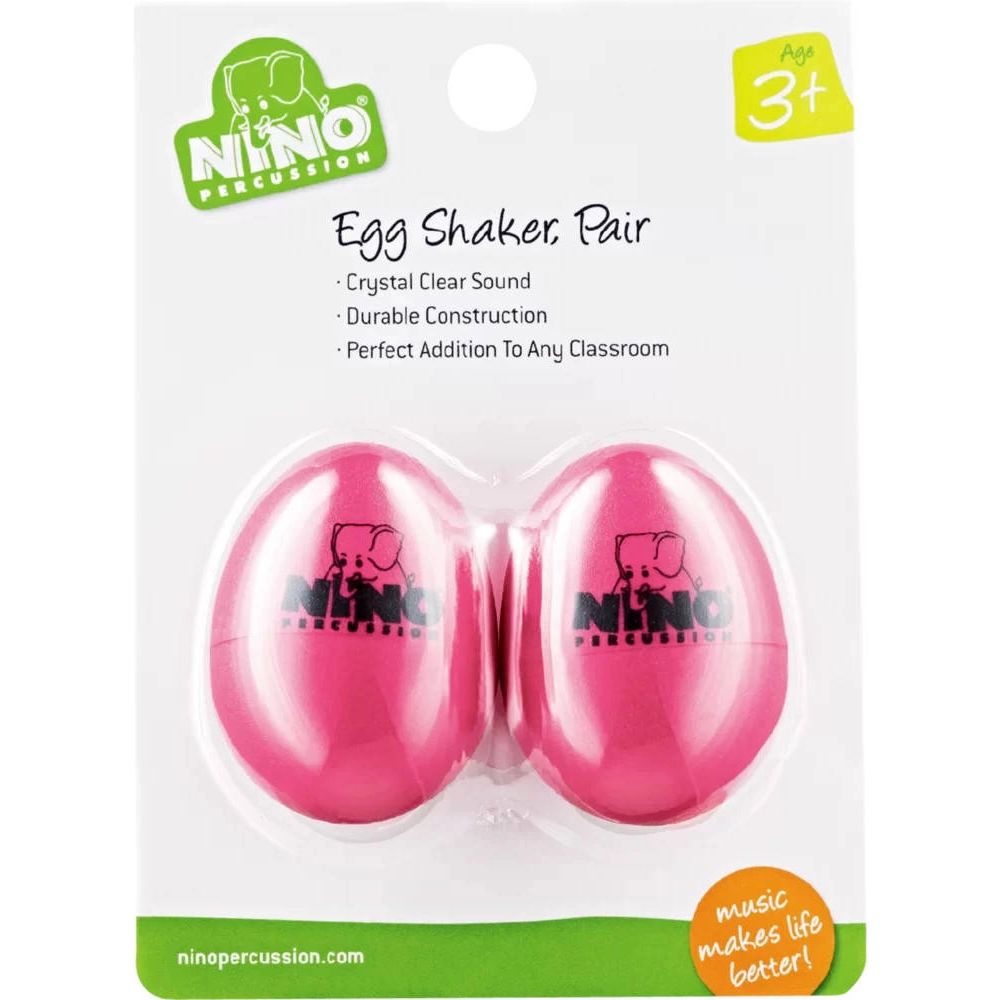 Meinl NINO Egg Shaker Pair - Strawberry Pink