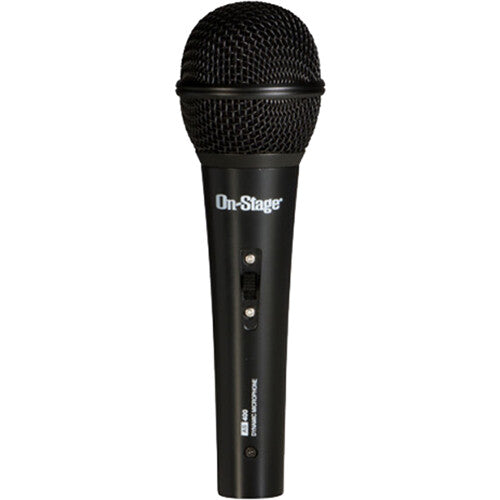 On-Stage AS400V2 Handheld Hypercardioid Dynamic Vocal Microphone w/ Switch and XLR Cable