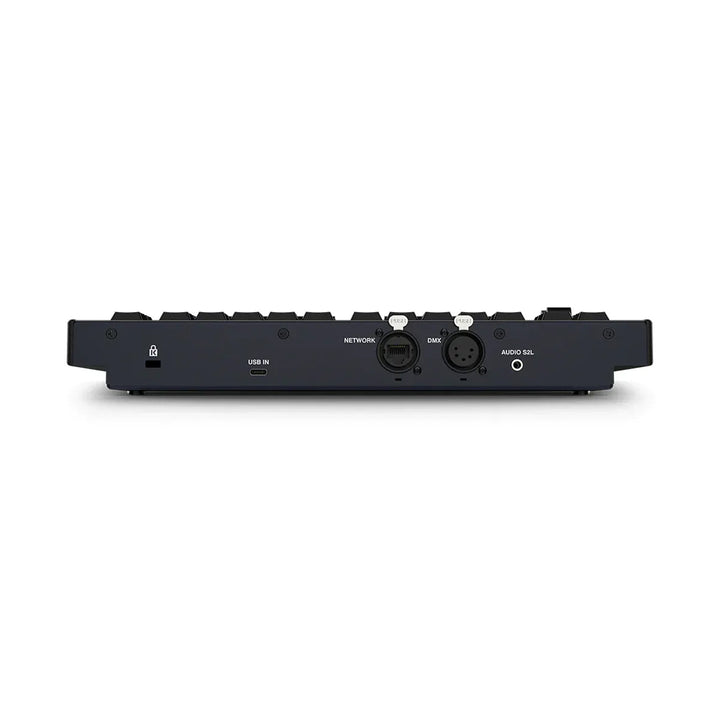 The MagicQ Compact Mini Connect is a highly portable USB-powered control surface that couples physical playback with the power of MagicQ software.