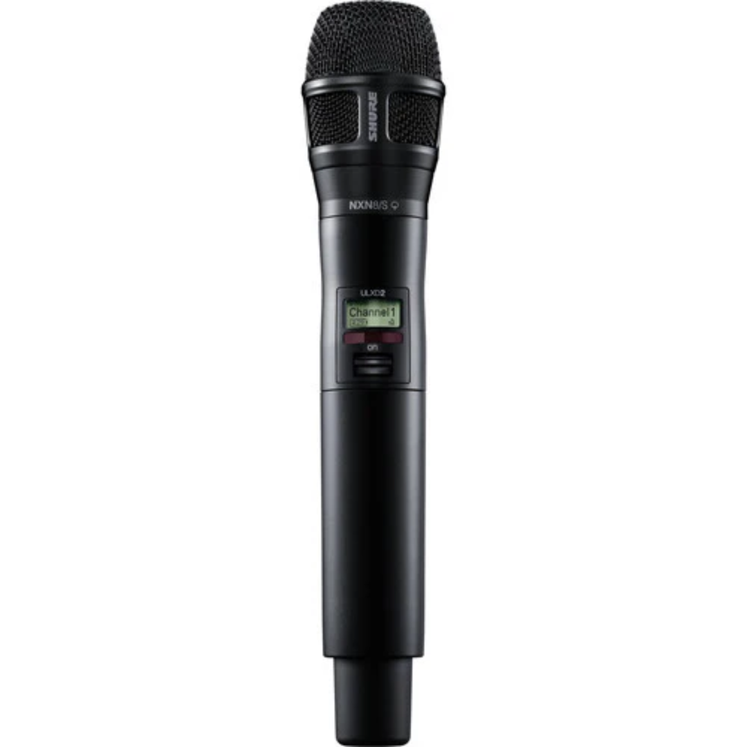 Shure ULXD2/N8SB Digital Handheld Wireless Microphone Transmitter with Nexadyne 8/S Supercardioid Capsule (G57: 470 to 608 MHz)