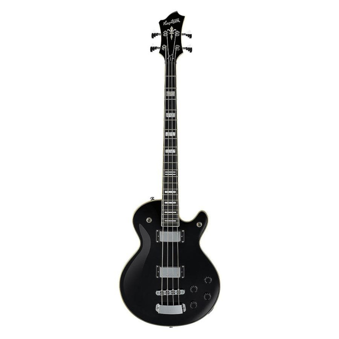 Hagstrom SWEB-BLK Swede Bass Electric Bass (Black Gloss)
