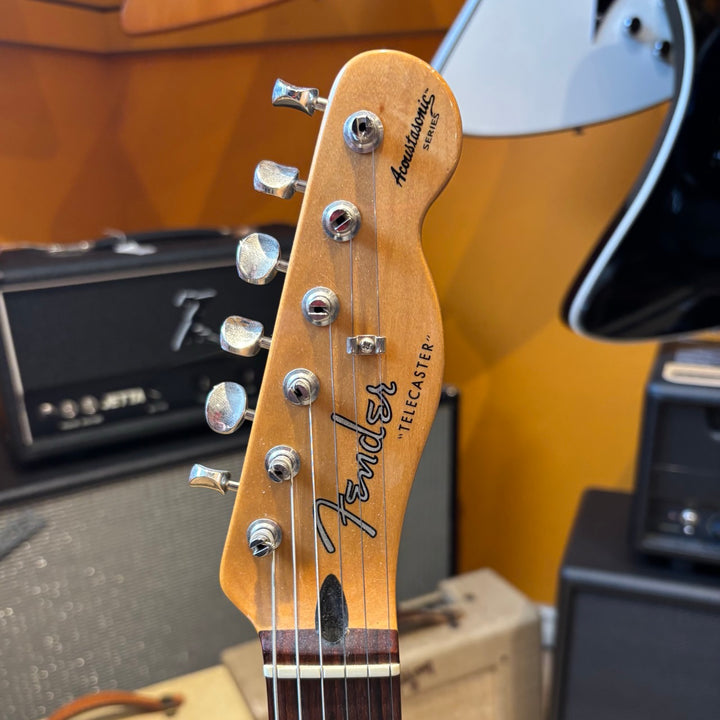 Fender - Acoustasonic Telecaster 3-Tone Sunburst  (V1 - 2011) w/ HD Shell Case - USED