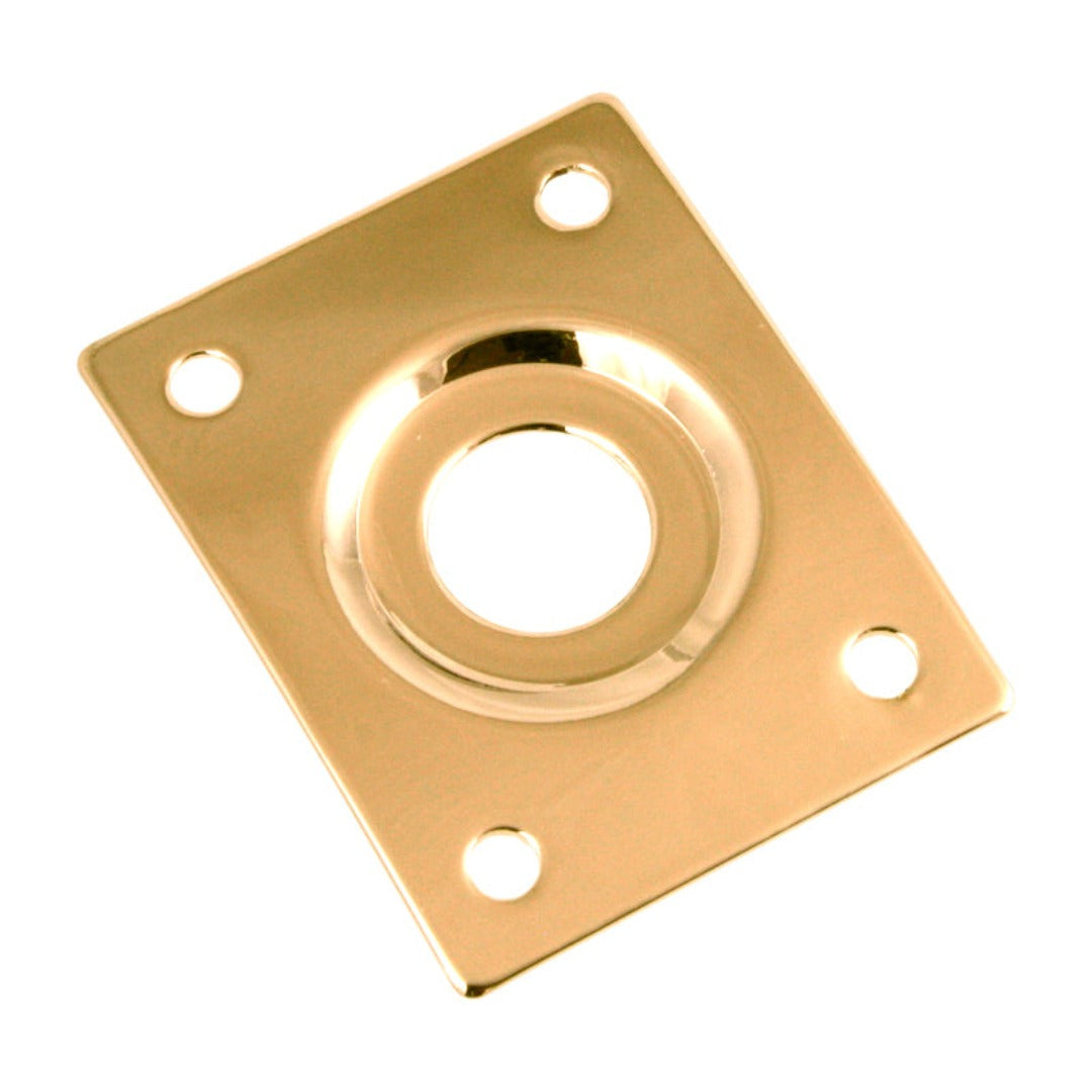 Allparts AP-0637 Rectangular Jackplate Gold