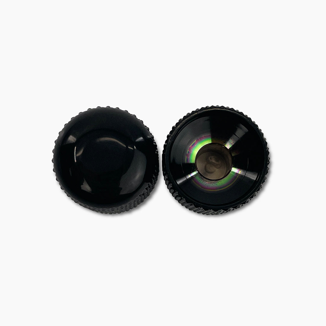 Allparts MK-0110-B03 Black Dome Knobs - 50 Piece Bulk Pack