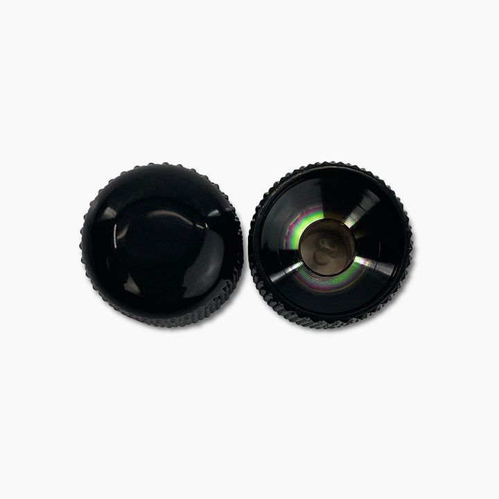 Allparts MK-0110-B03 Black Dome Knobs - 50 Piece Bulk Pack