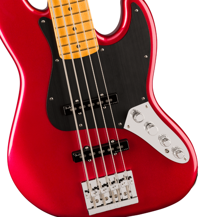 Fender American Ultra II Jazz Bass V (Sinister Red) Electric Bass Guitar