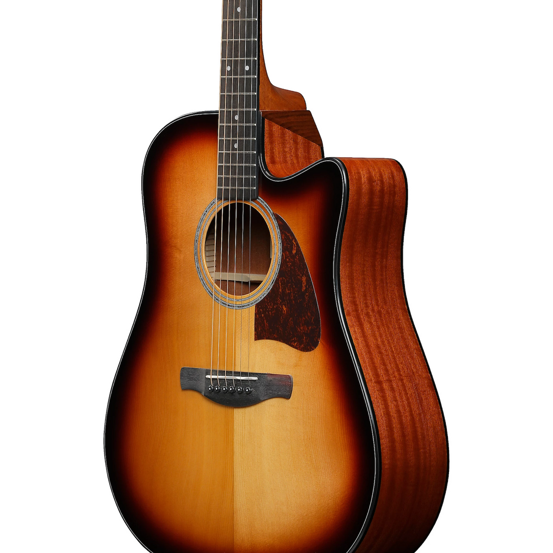 Ibanez AAD51CESB Grand Dreadnought Acoustic-Electric Guitar Sunburst High Gloss