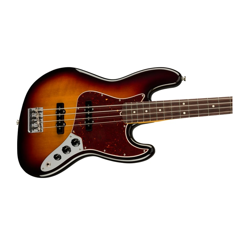 Fender American Professional II Jazz Bass (3-Color Sunburst) Electric Bass Guitar