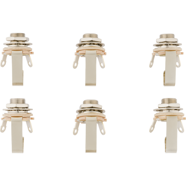 Fender 1/4" 2-Conductor Guitar Output Jack (6-pack)