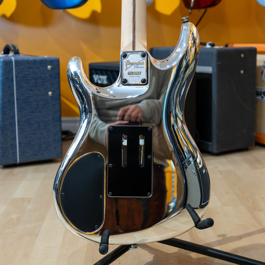 Ibanez Joe Satriani Signature (Chrome) JS3CR Electric Guitar (Demo)