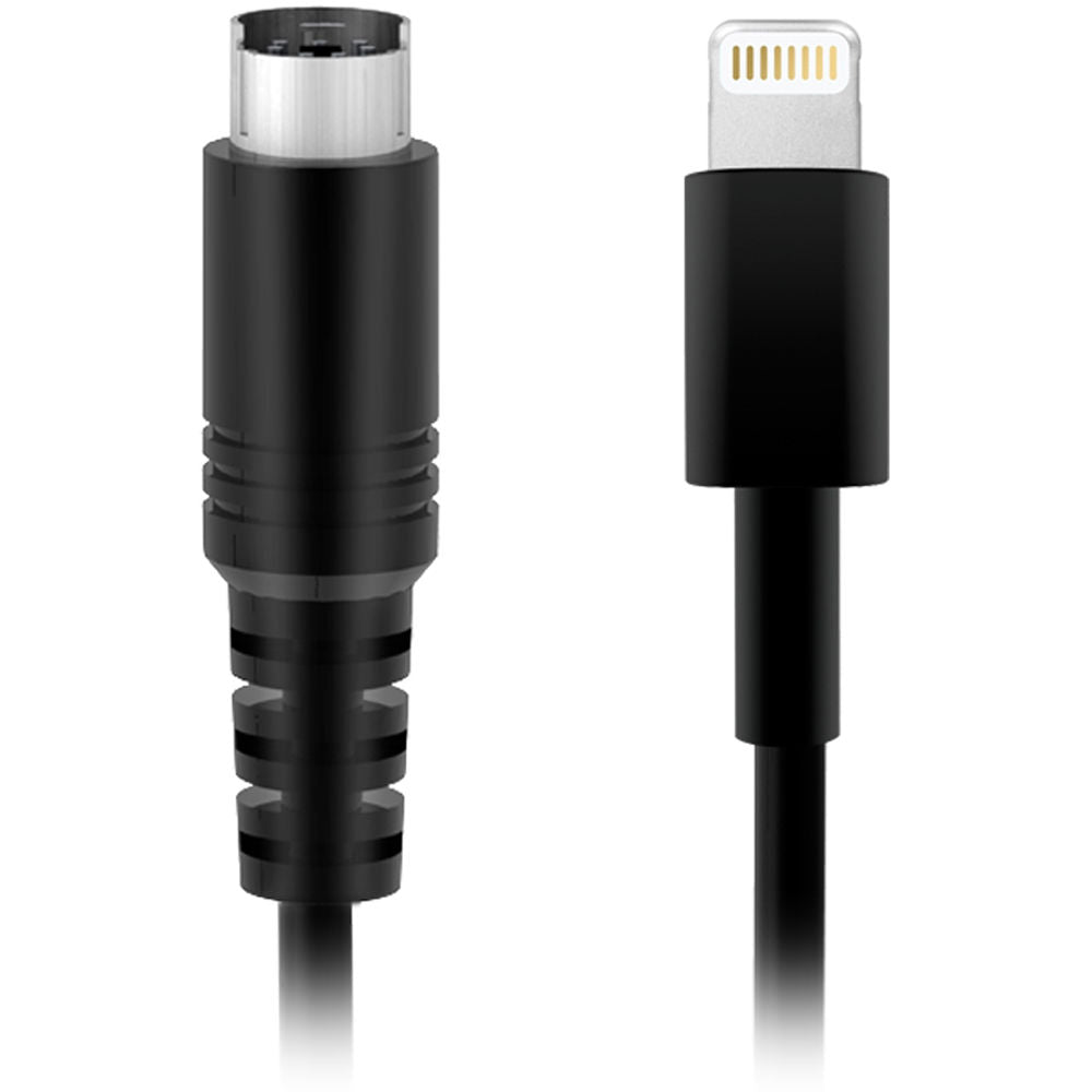 IK Multimedia Lightning to Mini-DIN Cable for Select iRig Devices (23.6'')