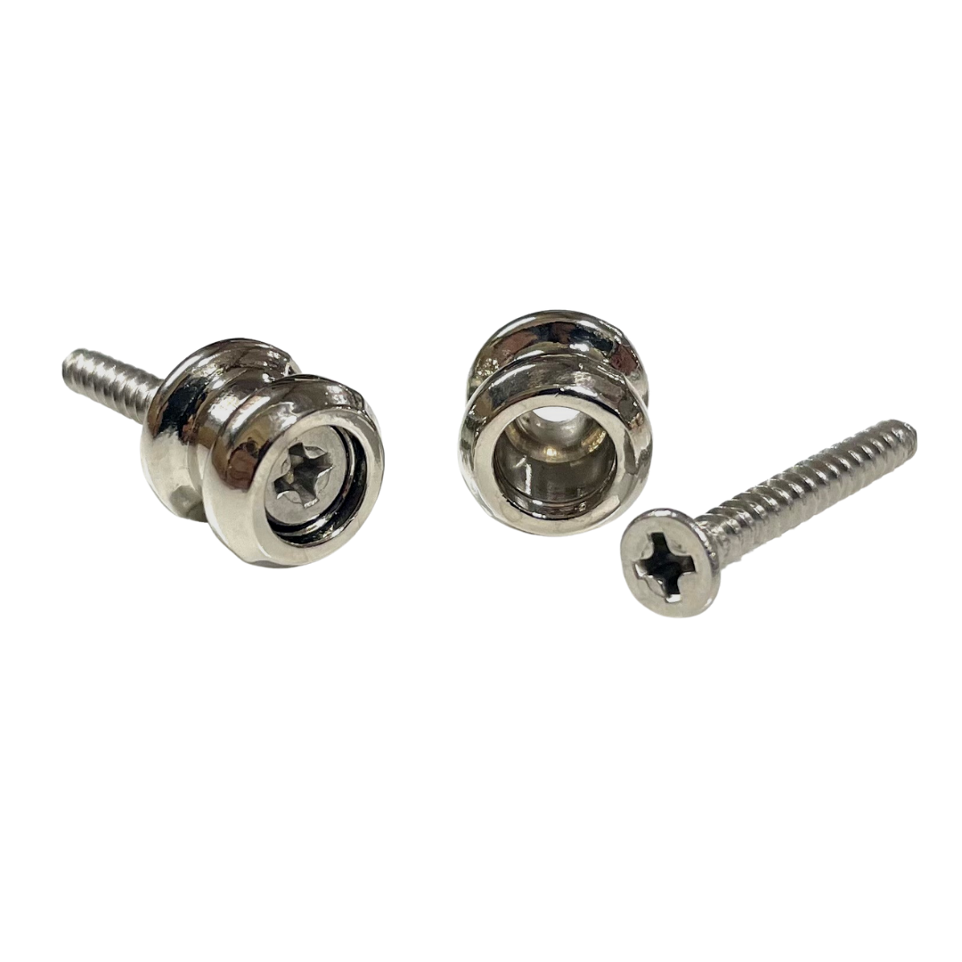 Allparts AP-0682 Economy Strap Buttons Nickel