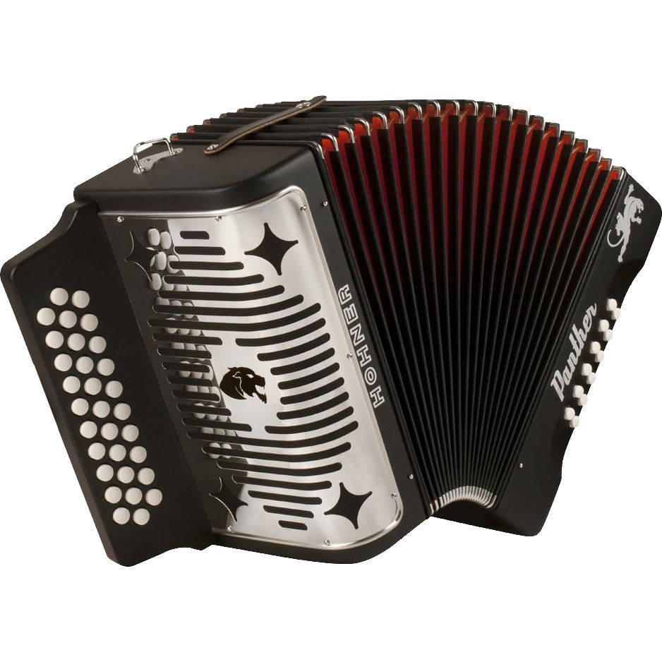 Hohner 3100GB Panther 3-row diat. GCF - blk