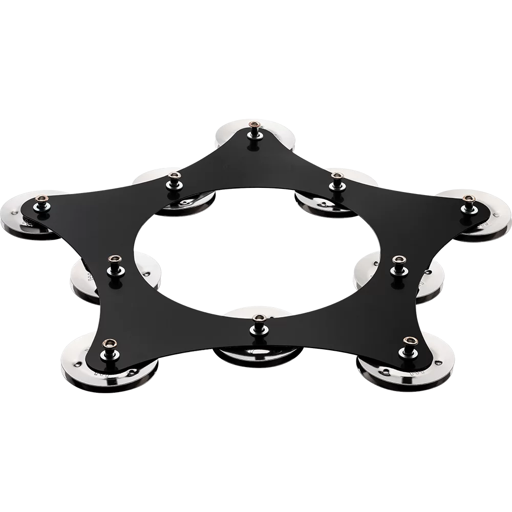 Meinl Percussion Super Flex Hihat Tambourine, Stainless steel jingles