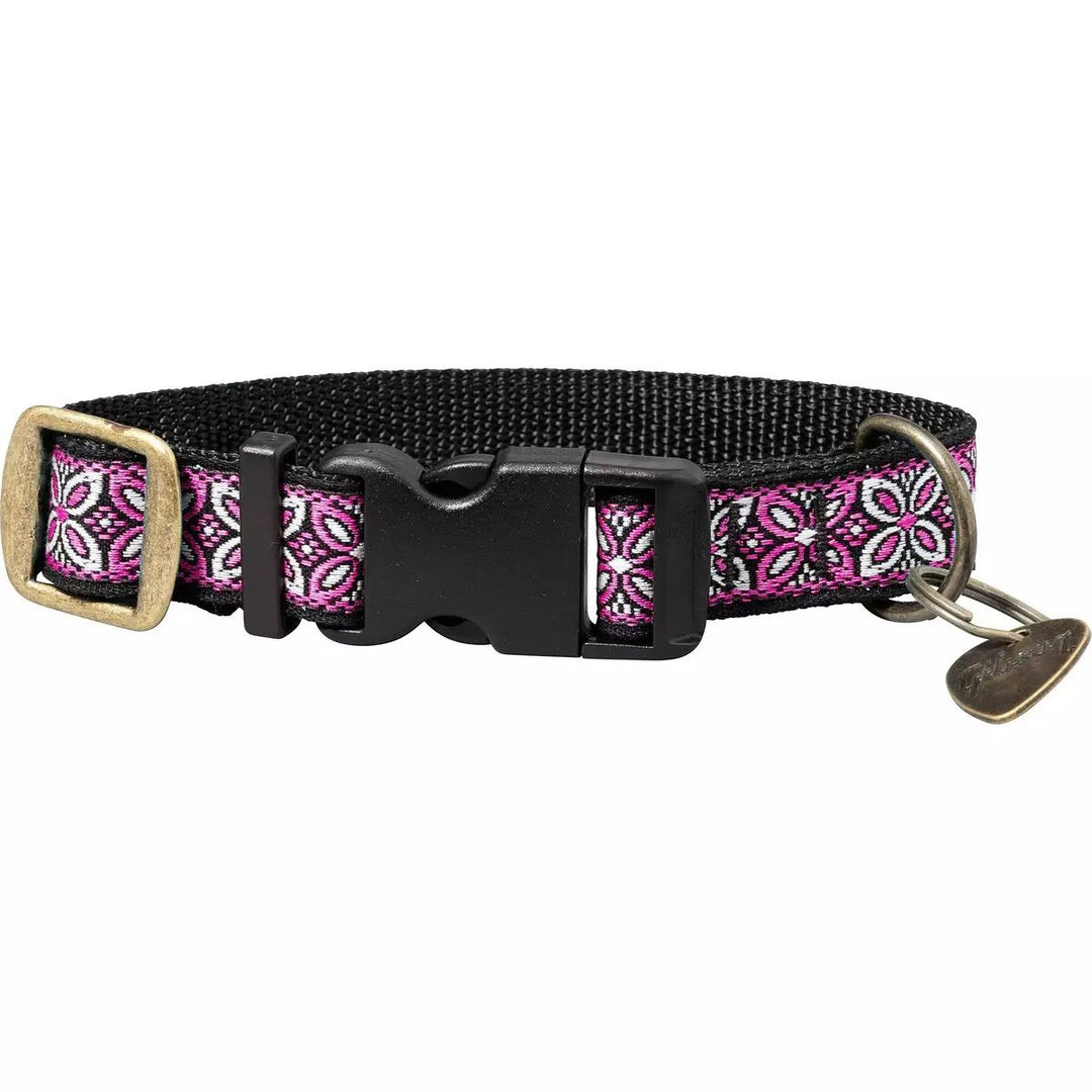 GIBSON STRAP & DOG COLLAR PINK-MED