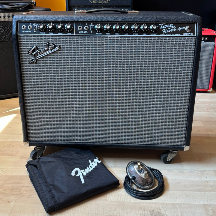 Fender - '65 Reissue Twin Reverb w/ Cover, Casters & Footswitch (USA -2006) - USED