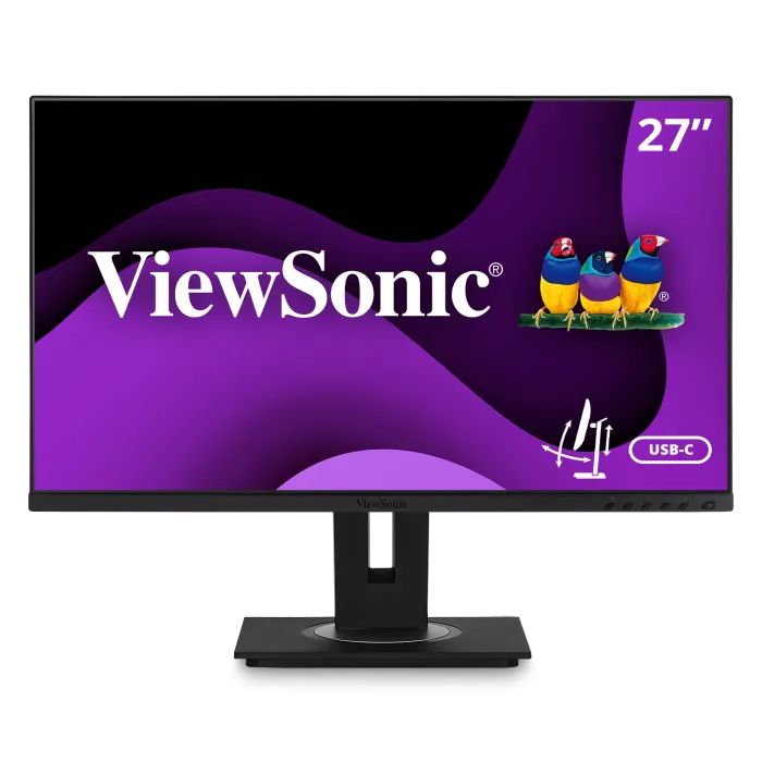 Viewsonic VG2755 27" SuperClear® IPS Monitor  Full HD 1080p, Advanced Ergonomics