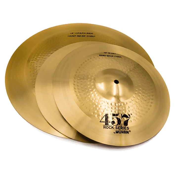 Wuhan WU457R - WU457R Rock Cymbal Pack (14" HHs, 16" Crash, 20" Ride)