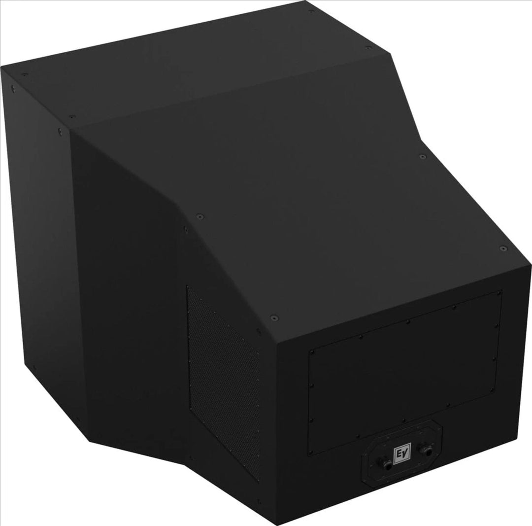 The Electro-Voice MTS-6154-43CPWB IPX Amp Speaker is equipped with six 15" woofers and dual coaxial mid/high frequency compression drivers. The system is capable of generating more than 151 dB peak SPL with exact directivity for very-long-throw applications.