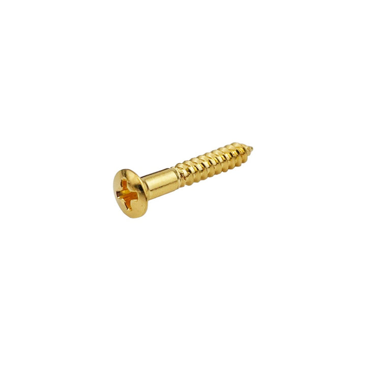 Allparts GS-3364-B02 Bulk Pack Gold 1-Inch Bridge Mounting Screws (Qty 50)
