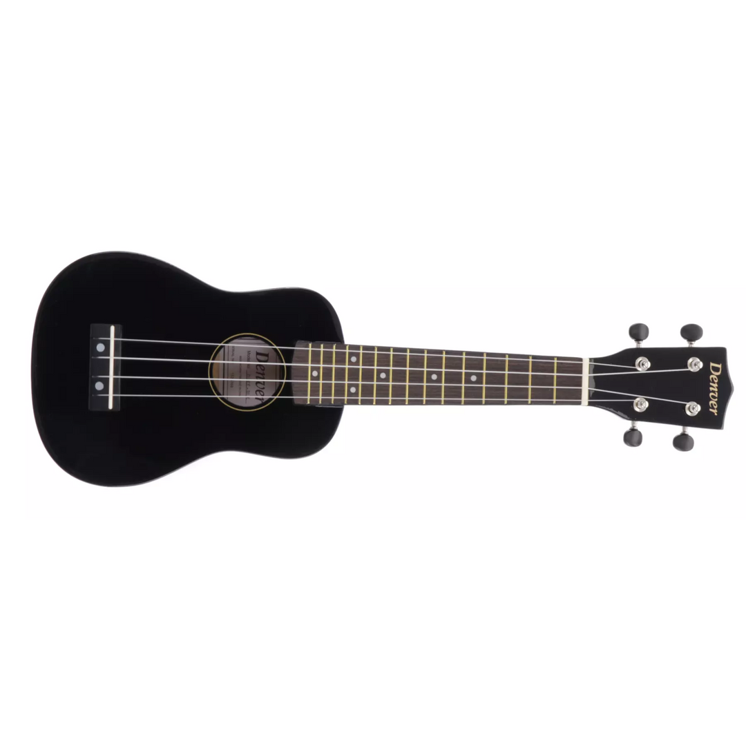Denver DUKE-BLK Soprano Ukulele - Black