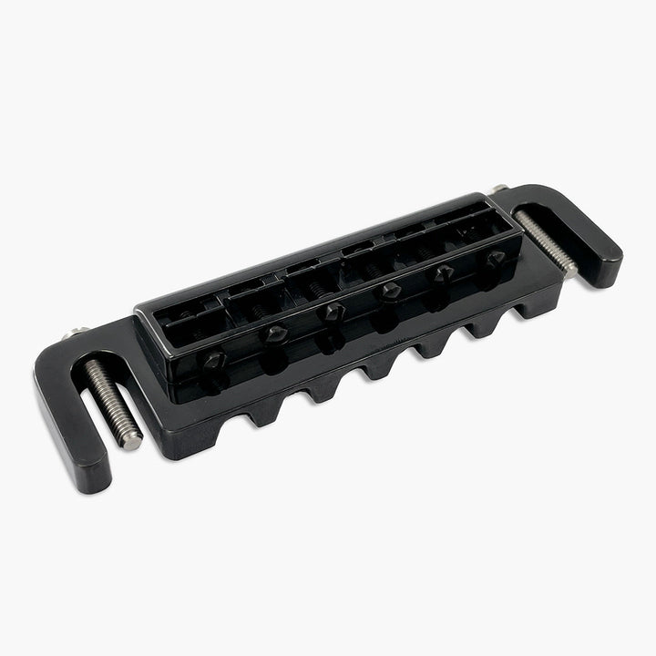 Allparts GB-3347-M03 Leo Quan® Badass Wraparound™ Guitar Bridge with Metric Locking Studs - Black