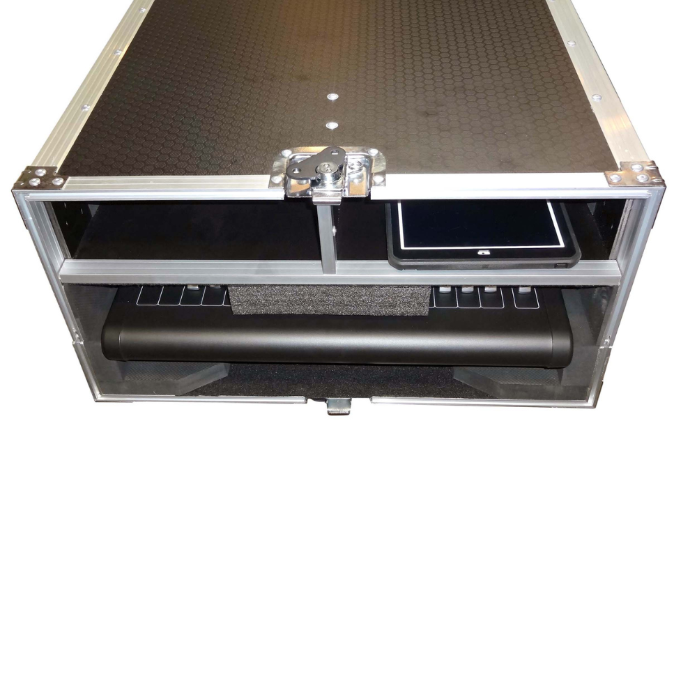 PROX Midas M32R Flight Case w/ Doghouse with Wheels
