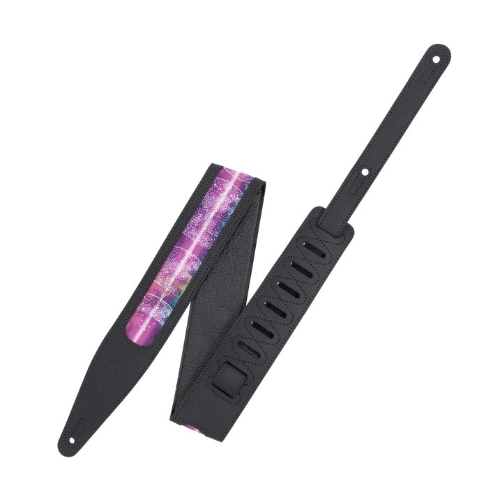 Levy's MG317Z-BLK 2.5" Leather Strap with Window Cut-Out