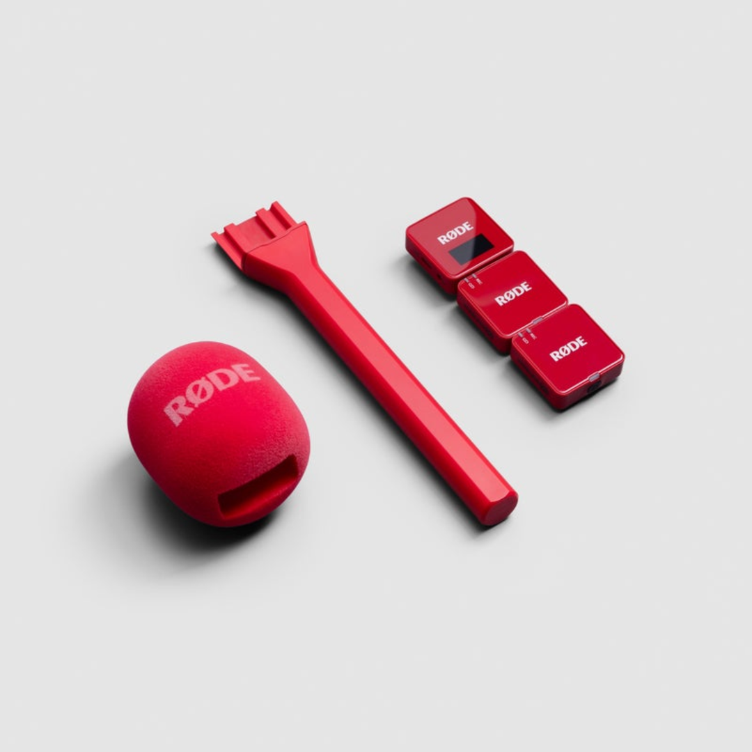 Rode Microphones Interview GO Handheld Adaptor For Wireless GO - Red