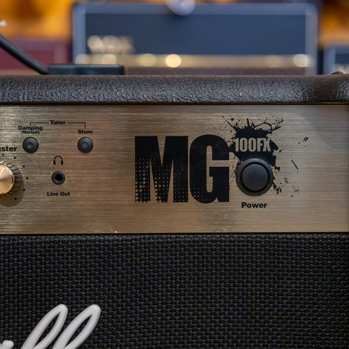 Marshall -  MG100-FX - 100 Watt Solid State Head w/ 2 Button FS & User Guide - 2009- USED