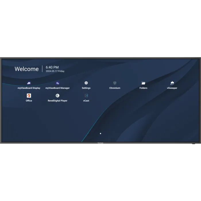 ViewSonic CDE105UW  105" Ultra-wide Display, 21:9, 5120×2160, 500 cd/m², 24/7, full I/O, landscape/portrait, remote sharing/control