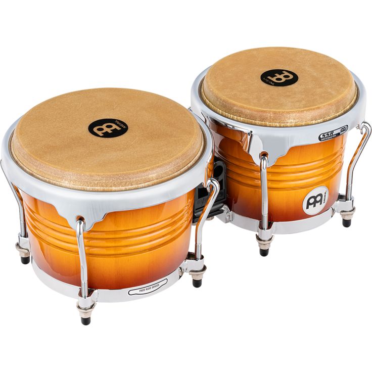 Meinl Percussion MarathonÂ® Exclusive Series FWB200 Bongo Gold Amber Sunburst