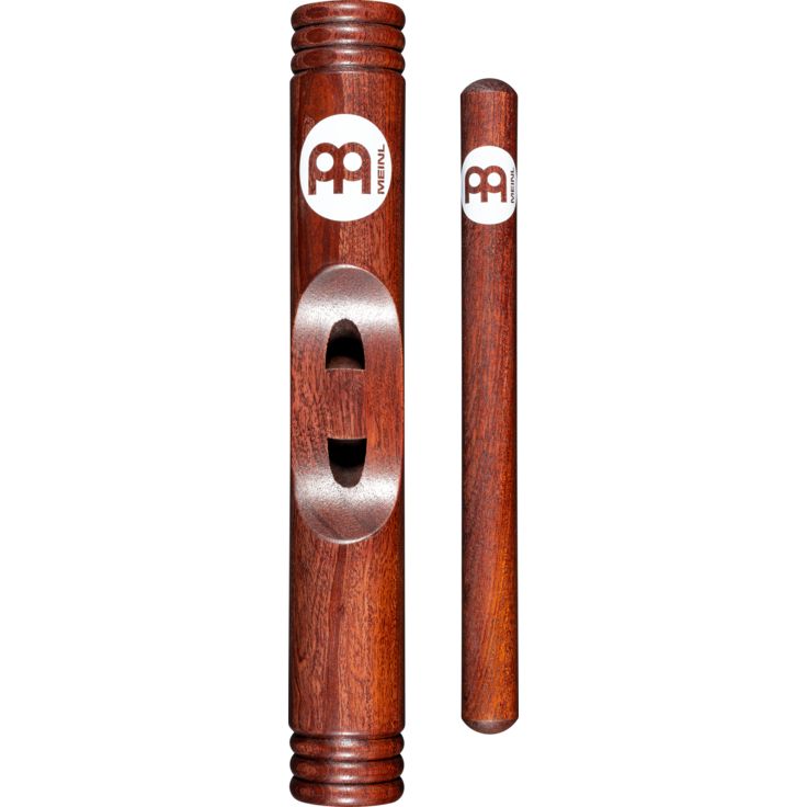 Meinl Percussion Wood Claves African Hollowed Out Select Hardwood