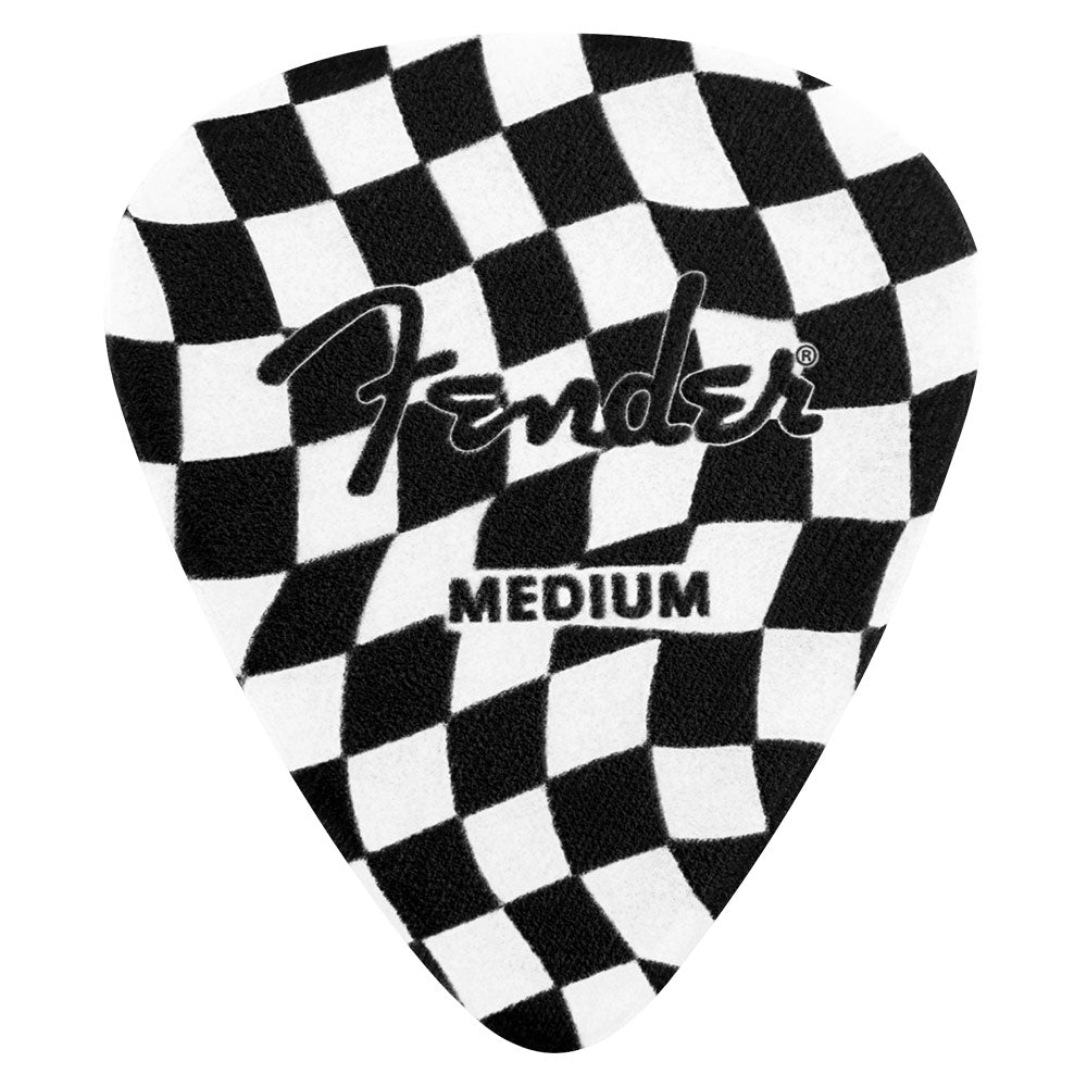 Fender 351 Celluloid Picks - Checkerboard (8 pack)