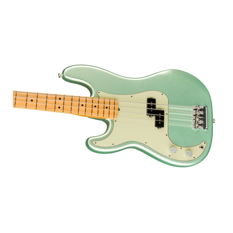 Fender American Professional II Precision Bass (Mystic Surf Green) Left-Handed, Electric Guitar