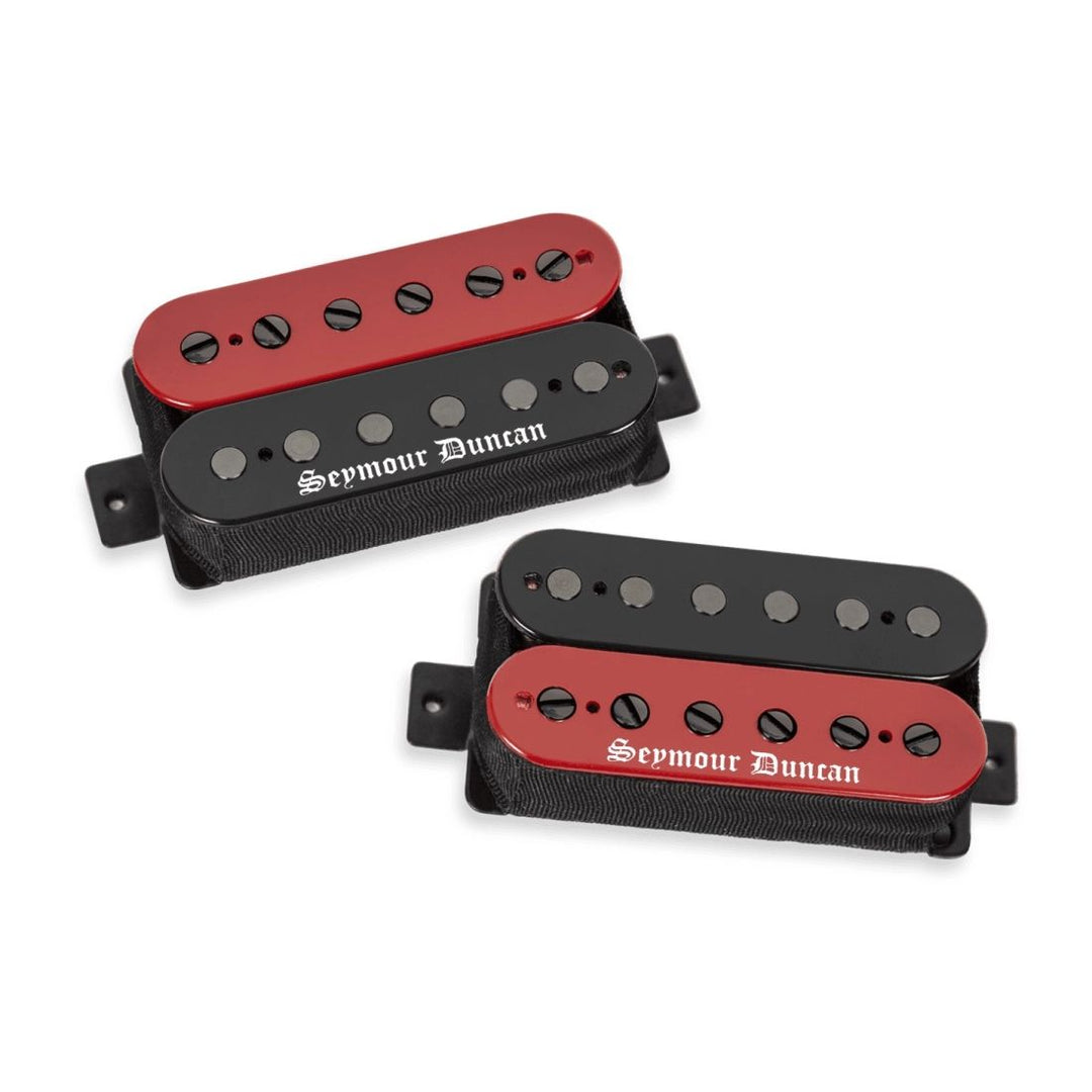 Seymour Duncan Black Winter High Output Passive Humbucker Pickup Set - Red/Black
