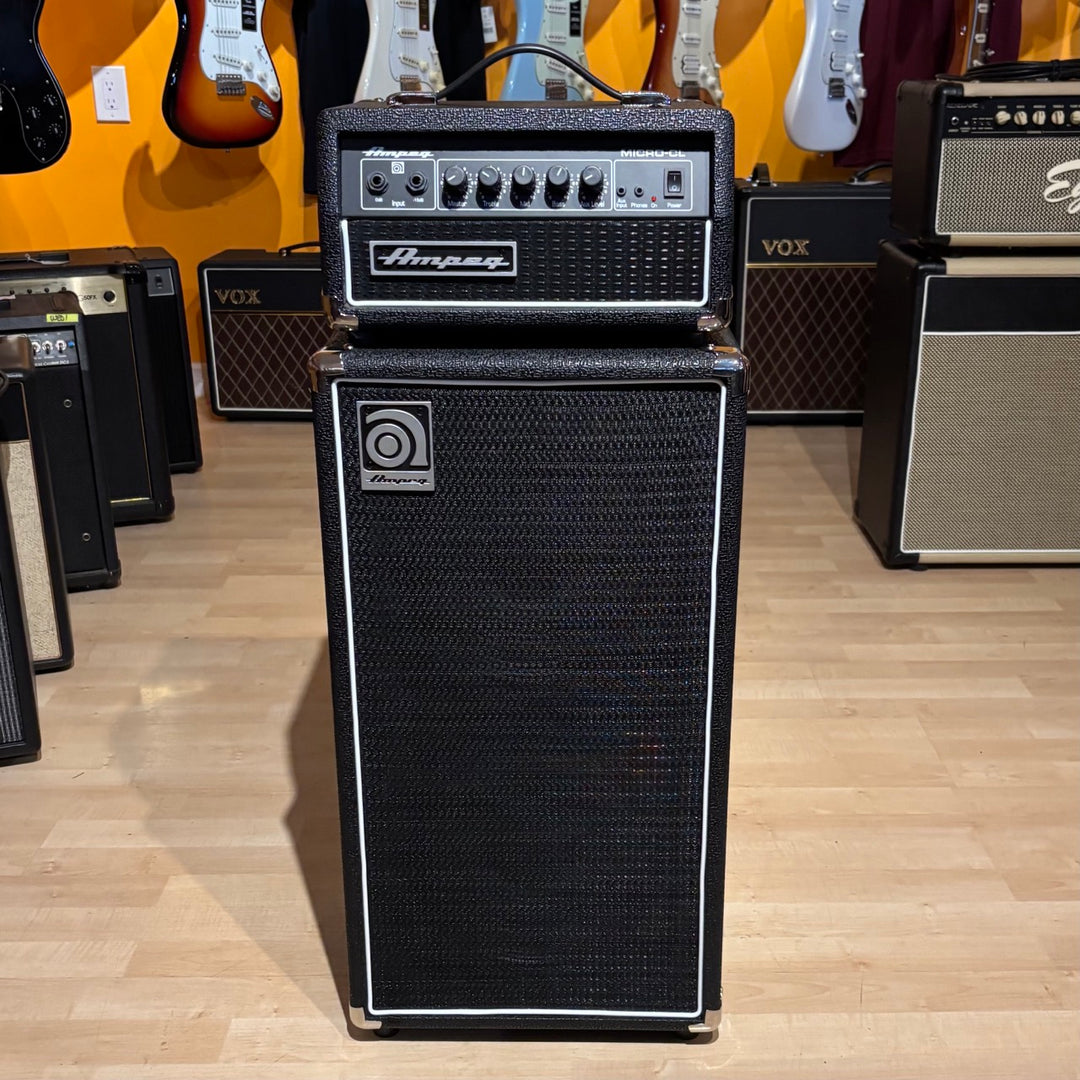 Ampeg - Micro CL Stack - 100 Watt w/ Ampeg 2x10 & Tweeter Cabinet  - DEMO
