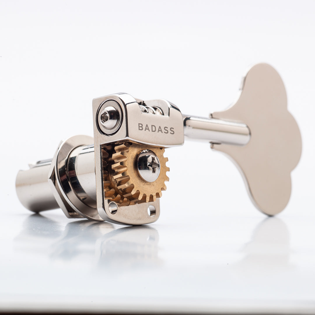 Allparts TK-7822-001 Leo Quan® Badass OGT™ Mini Bass Keys, 2x2, Nickel