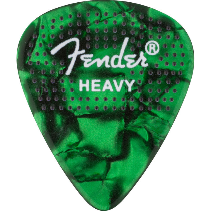 Fender  351 Dotted Celluloid Picks 12-Pack Heavy