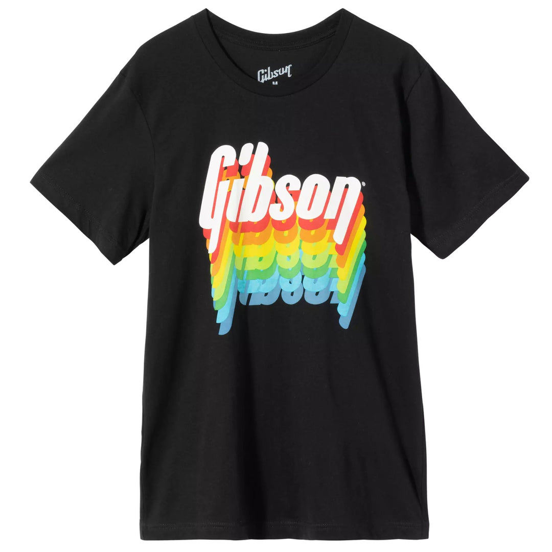 Gibson Rainbow Tee Black - 3XL