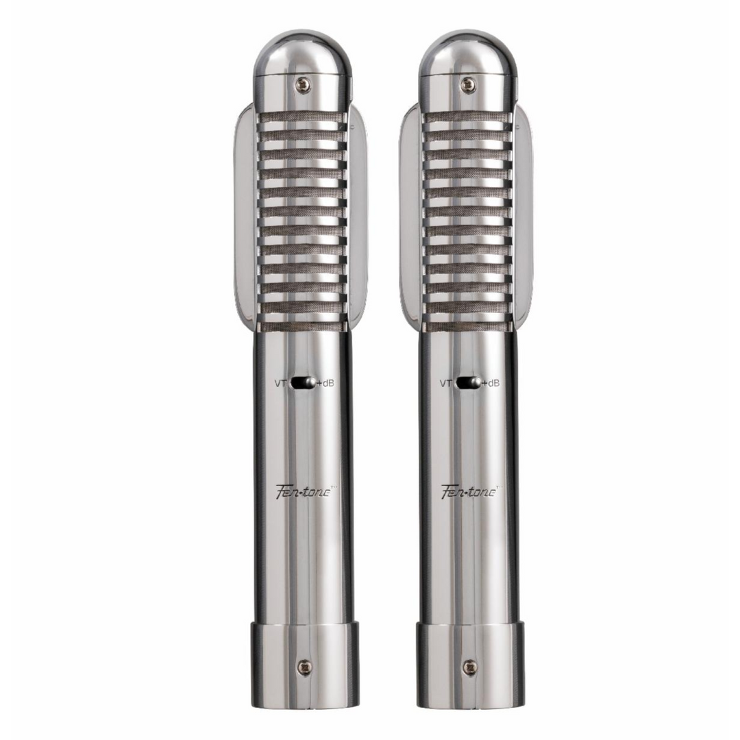 Warm Audio WA-2FT Fen-Tone Instrument Ribbon Microphone With Selectable In-Line Preamp - Stereo Pair