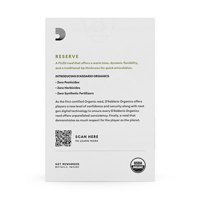 D'Addario Woodwinds ODIR1045 Reserve, Soprano Saxophone - Box Of 10 - 4.5