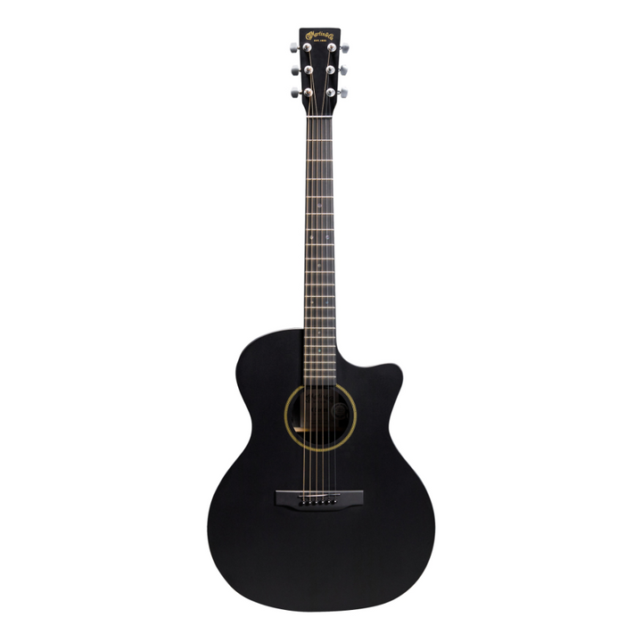Martin GPC-X1E Grand Performance HPL Acoustic Electric Guitar with Gig bag - Black