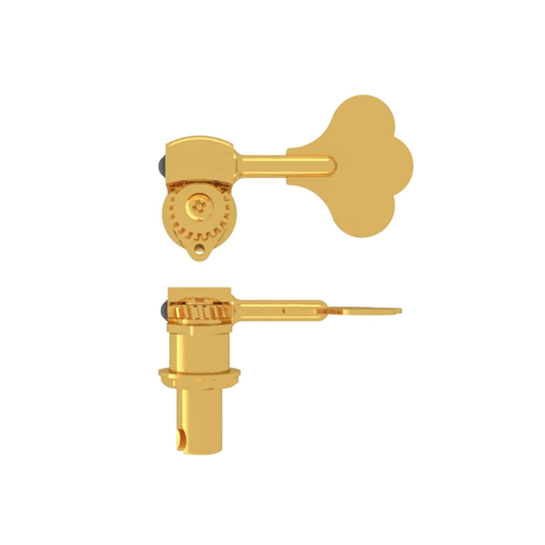 Allparts TK-7757 Single Clover Leaf Hipshot Ultralite Bass Key Gold