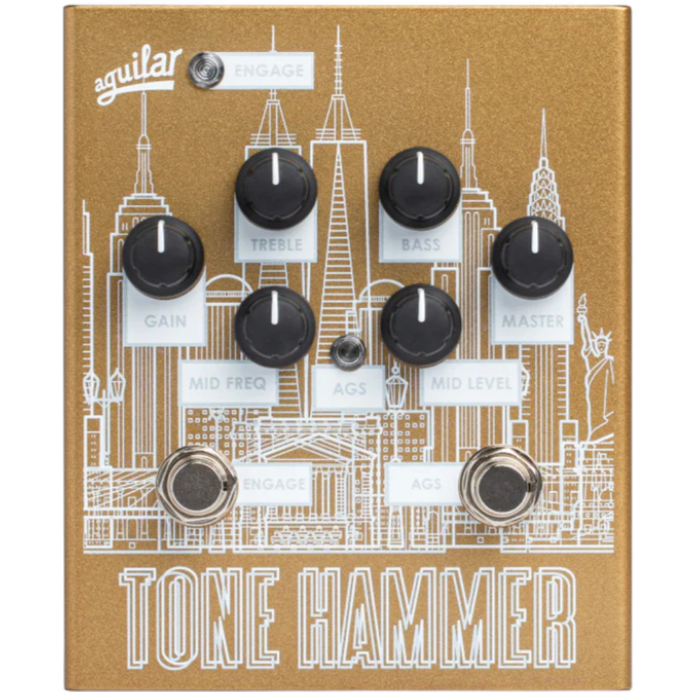 Aguilar NYC Gold Skyline Tone Hammer Preamp/DI Pedal - Limited