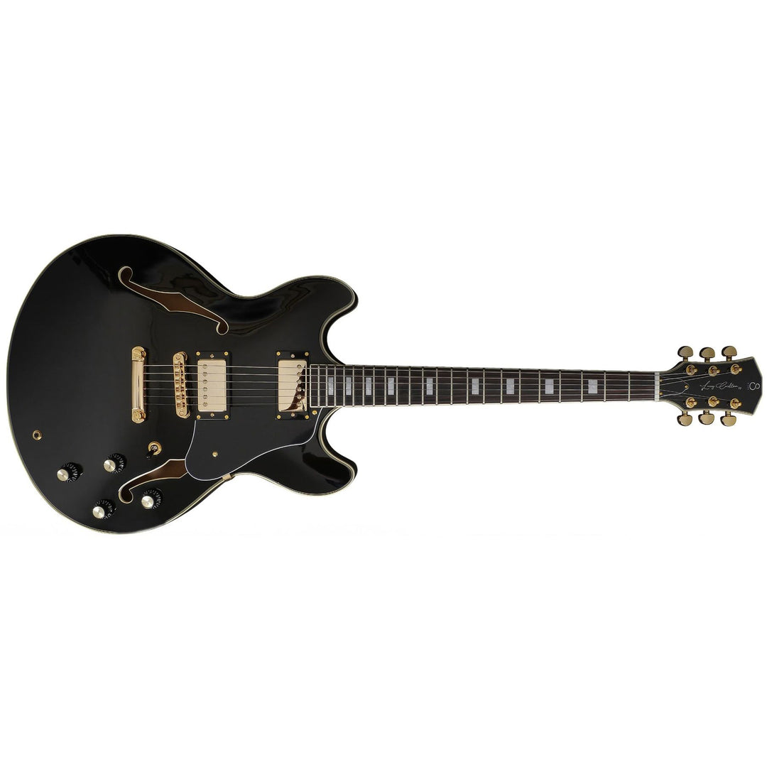 Sire H7-BK-LH H7 Larry Carlton LH 6-String Semi-Hollowbody Electric Guitar - Black, Lefthand
